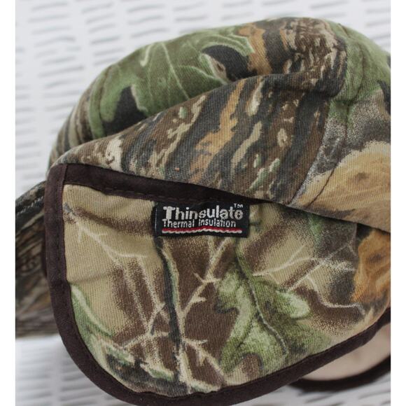 Whitewater Outdoors Gore-Tex Thinsulate Camo Hunting Hat Ear Flaps Large Used - Picture 9 of 10